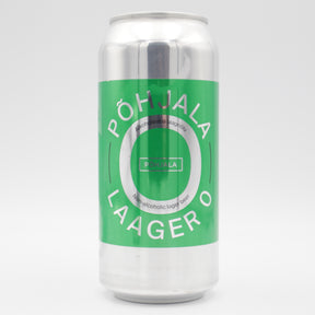 This is a can of Põhjala - Laager 0 - 0.5% (440ml). It is a Lager / Pilsner / Kölsch craft beer available to buy from Ghost Whale, voted London's best craft beer shop.