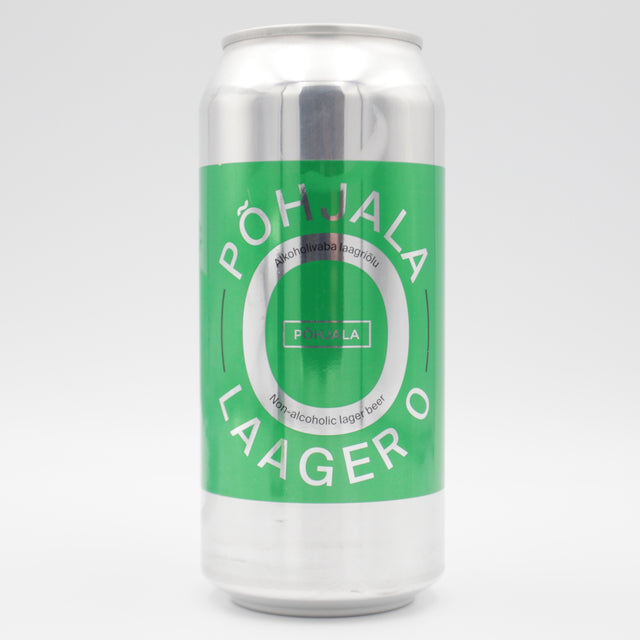This is a can of Põhjala - Laager 0 - 0.5% (440ml). It is a Lager / Pilsner / Kölsch craft beer available to buy from Ghost Whale, voted London's best craft beer shop.