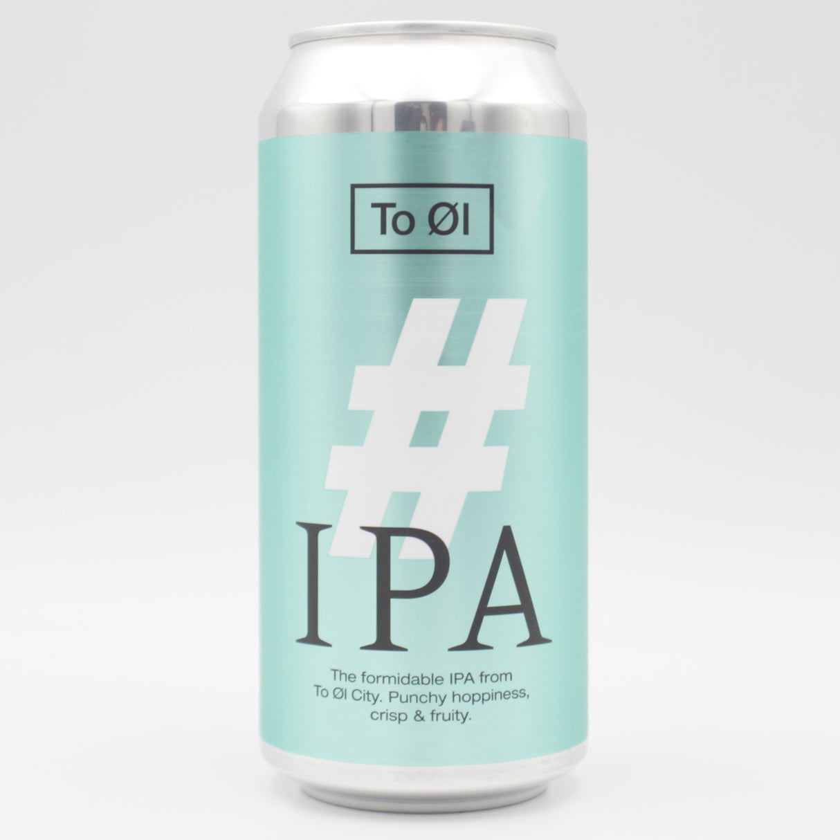 This is a can of To Øl - #IPA - 5.9% (440ml). It is a IPA craft beer available to buy from Ghost Whale, voted London's best craft beer shop.