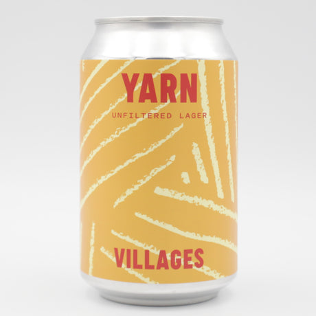 This is a can of Villages - Yarn - 4.5% (330ml). It is a Lager / Pilsner / Kölsch craft beer available to buy from Ghost Whale, voted London's best craft beer shop.