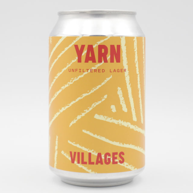 This is a can of Villages - Yarn - 4.5% (330ml). It is a Lager / Pilsner / Kölsch craft beer available to buy from Ghost Whale, voted London's best craft beer shop.