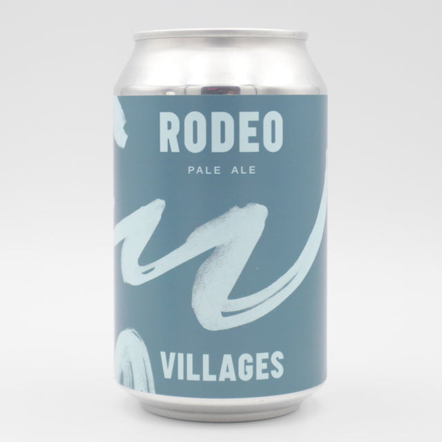 This is a can of Villages - Rodeo - 4.6% (330ml). It is a Pale Ale craft beer available to buy from Ghost Whale, voted London's best craft beer shop.