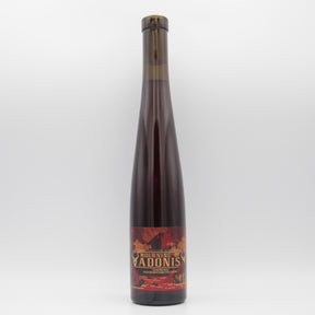 This is a bottle of Superstition Meadery - Mourning Of Adonis - 14% (375ml). It is a  craft mead available to buy from Ghost Whale, voted London's best craft beer shop.