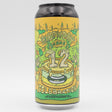 This is a can of Amundsen - 12th Birthday: Pineapple Ice Cream Smoothie - 5.5% (440ml). It is a Sour craft beer available to buy from Ghost Whale, voted London's best craft beer shop.