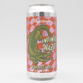 This is a can of Tripping Animals / DEYA - Infinite Haze  - 7.2% (473ml). It is a IPA craft beer available to buy from Ghost Whale, voted London's best craft beer shop.
