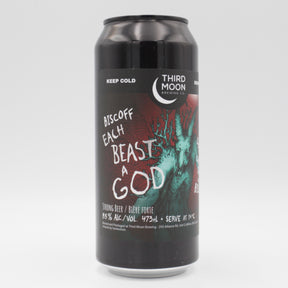 This is a can of Third Moon - Biscoff Each Beast A God - 8.5% (473ml). It is a Imperial Stout / Porter craft beer available to buy from Ghost Whale, voted London's best craft beer shop.