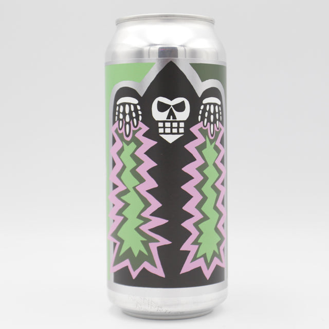 This is a can of Messorem - Demoliri 0028 - 7% (473ml). It is a IPA craft beer available to buy from Ghost Whale, voted London's best craft beer shop.
