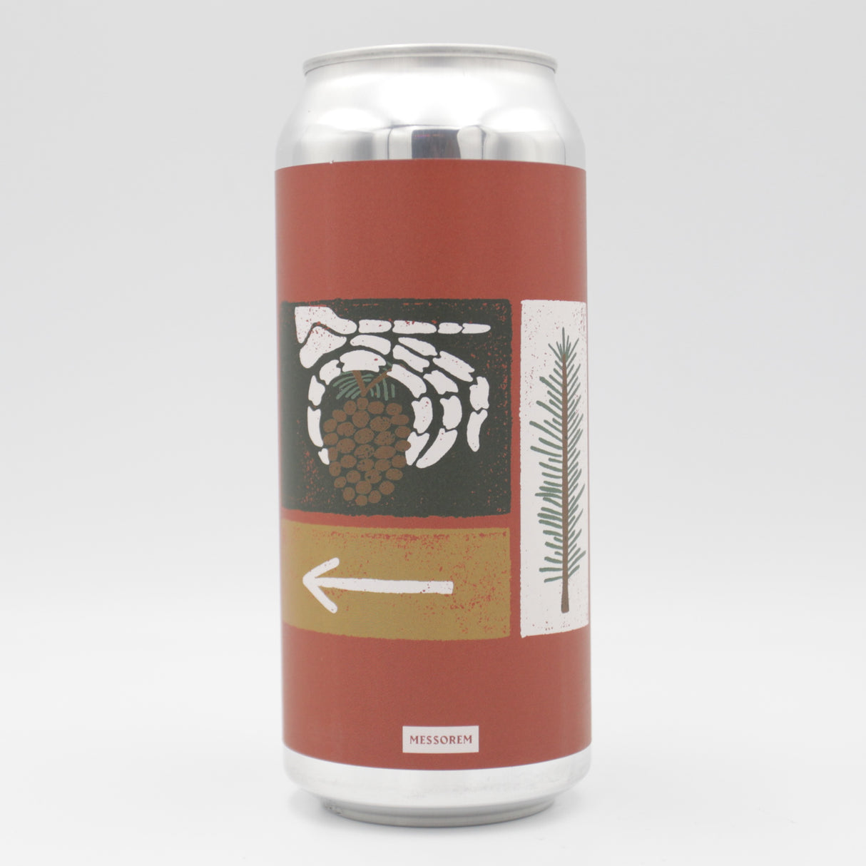 This is a can of Messorem - De L'autre Côté v.6 - 6.7% (473ml). It is a IPA craft beer available to buy from Ghost Whale, voted London's best craft beer shop.