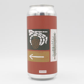 This is a can of Messorem - De L'autre Côté v.6 - 6.7% (473ml). It is a IPA craft beer available to buy from Ghost Whale, voted London's best craft beer shop.