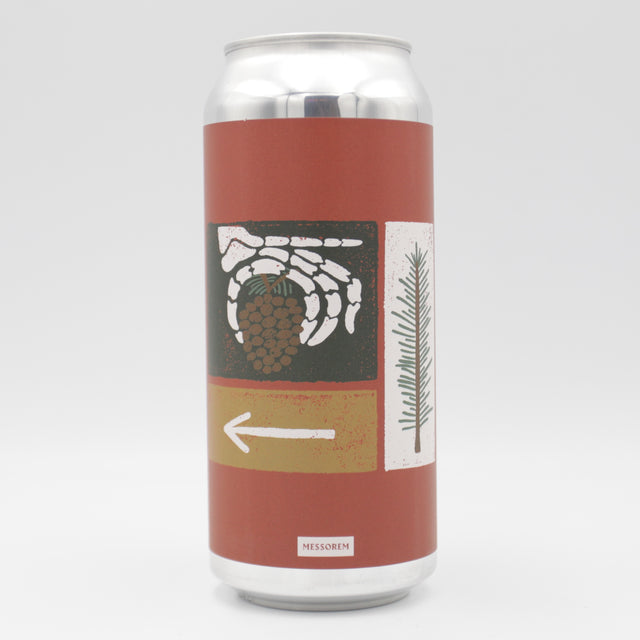This is a can of Messorem - De L'autre Côté v.6 - 6.7% (473ml). It is a IPA craft beer available to buy from Ghost Whale, voted London's best craft beer shop.
