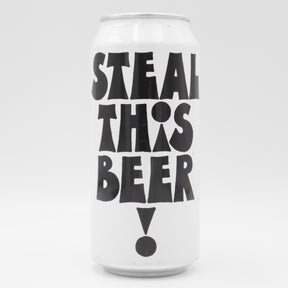 This is a can of Omnipollo / Deep Fried Beers - Steal This Beer - 8% (440ml). It is a Double IPA craft beer available to buy from Ghost Whale, voted London's best craft beer shop.