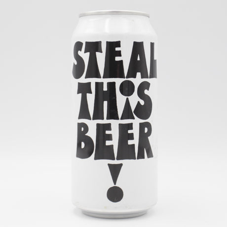 This is a can of Omnipollo / Deep Fried Beers - Steal This Beer - 8% (440ml). It is a Double IPA craft beer available to buy from Ghost Whale, voted London's best craft beer shop.