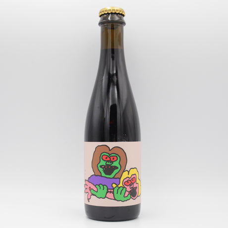 This is a bottle of Omnipollo / Troon - Hopewell - 11.3% (375ml). It is a Imperial Stout / Porter craft beer available to buy from Ghost Whale, voted London's best craft beer shop.