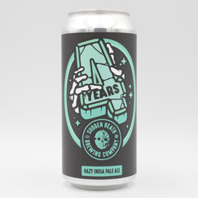 This is a can of Sudden Death - Brewpub Anniversary Special 4 - 7% (440ml). It is a IPA craft beer available to buy from Ghost Whale, voted London's best craft beer shop.