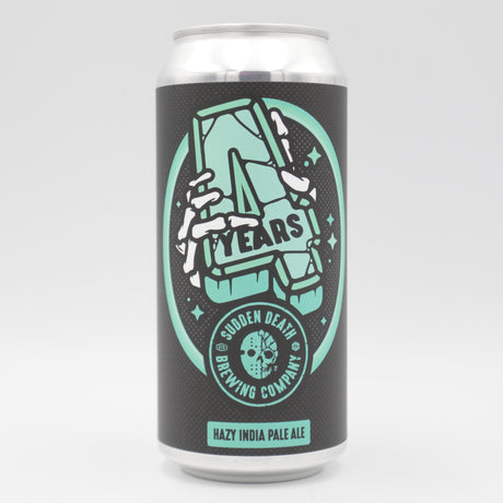 This is a can of Sudden Death - Brewpub Anniversary Special 4 - 7% (440ml). It is a IPA craft beer available to buy from Ghost Whale, voted London's best craft beer shop.