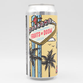 This is a can of Sudden Death - Fabulous Fruits Of Doom - 5% (440ml). It is a Sour craft beer available to buy from Ghost Whale, voted London's best craft beer shop.