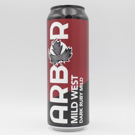 This is a can of Arbor - Mild West - 3.4% (568ml). It is a Traditional English Ale craft beer available to buy from Ghost Whale, voted London's best craft beer shop.