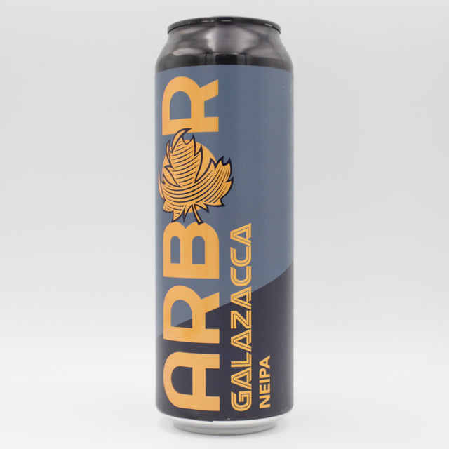 This is a can of Arbor - Gal-Azacca - 6.2% (568ml). It is a IPA craft beer available to buy from Ghost Whale, voted London's best craft beer shop.