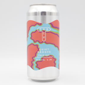 This is a can of Track - Quiet Groove - 5.2% (440ml). It is a Pale Ale craft beer available to buy from Ghost Whale, voted London's best craft beer shop.