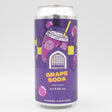 This is a can of Vault City - Grape Soda - 5.5% (440ml). It is a Sour craft beer available to buy from Ghost Whale, voted London's best craft beer shop.
