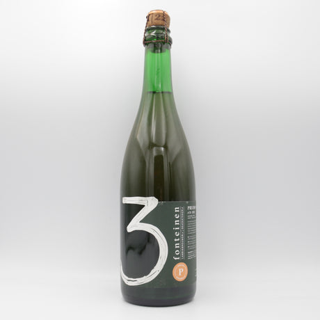This is a sharing bottle of 3 Fonteinen - Pruim Mirabelle (season 21|22) Blend No. 21 - 7.3% (750ml). It is a Lambic craft beer available to buy from Ghost Whale, voted London's best craft beer shop.