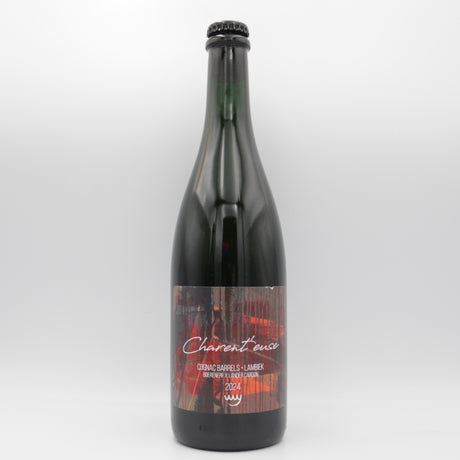 This is a sharing bottle of Boerenerf - Charent'euse (2024) - 8.4% (750ml). It is a Lambic craft beer available to buy from Ghost Whale, voted London's best craft beer shop.