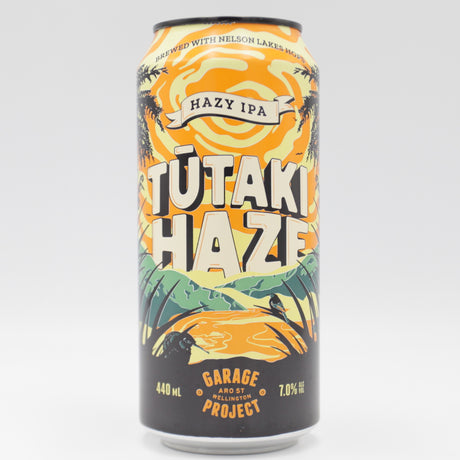 This is a can of Garage Project - Tütaki Haze - 7% (440ml). It is a IPA craft beer available to buy from Ghost Whale, voted London's best craft beer shop.