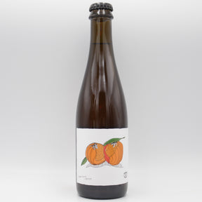 This is a bottle of Garage Project - Single Fruit Apricot - 7.9% (375ml). It is a Wild Ale craft beer available to buy from Ghost Whale, voted London's best craft beer shop.