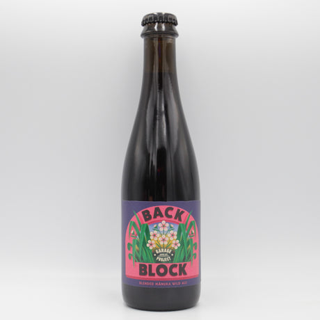 This is a bottle of Garage Project - Back Block - 6.7% (375ml). It is a Wild Ale craft beer available to buy from Ghost Whale, voted London's best craft beer shop.