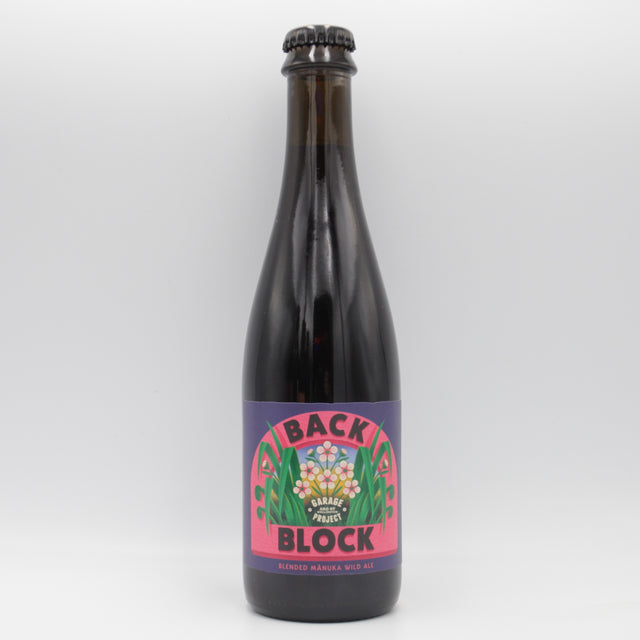 This is a bottle of Garage Project - Back Block - 6.7% (375ml). It is a Wild Ale craft beer available to buy from Ghost Whale, voted London's best craft beer shop.