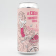 This is a can of Burning Sky - Le Cœur Framboise - Cerise - 5.2% (440ml). It is a Saison craft beer available to buy from Ghost Whale, voted London's best craft beer shop.