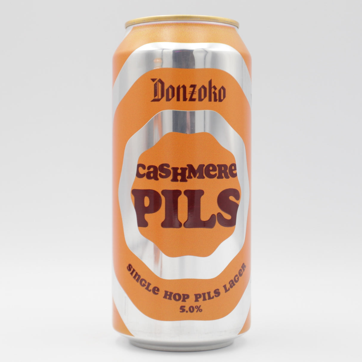 This is a can of Donzoko - Cashmere Pils - 5% (440ml). It is a Lager / Pilsner / Kölsch craft beer available to buy from Ghost Whale, voted London's best craft beer shop.