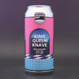 This is a can of Pressure Drop - King Queen Knave - 5.2% (440ml). It is a Pale Ale craft beer available to buy from Ghost Whale, voted London's best craft beer shop.