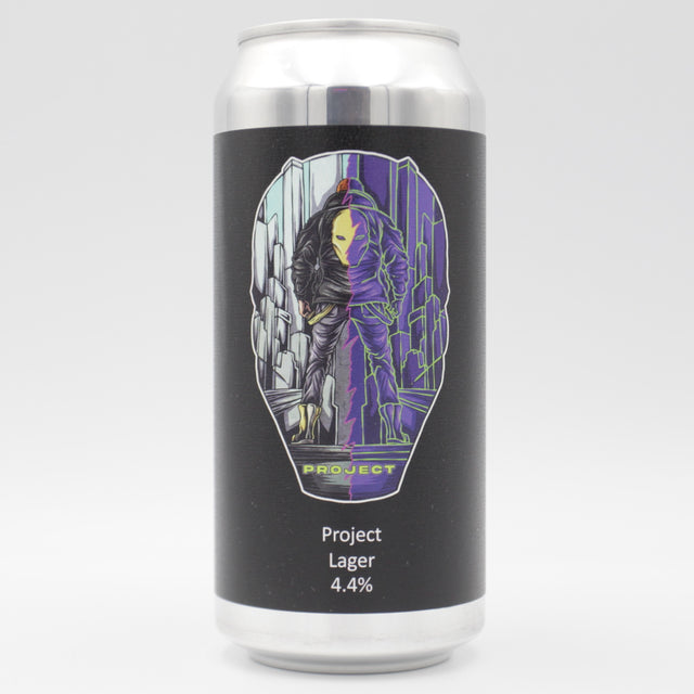 This is a can of Dark Element - Project - 4.4% (440ml). It is a Lager / Pilsner / Kölsch craft beer available to buy from Ghost Whale, voted London's best craft beer shop.