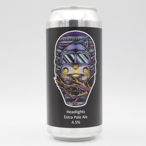 This is a can of Dark Element - Headlights - 4.5% (440ml). It is a Pale Ale craft beer available to buy from Ghost Whale, voted London's best craft beer shop.