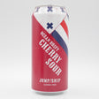 This is a can of Jump Ship Brewing - Ocean Drift Cherry Sour - 0.5% (440ml). It is a Sour craft beer available to buy from Ghost Whale, voted London's best craft beer shop.