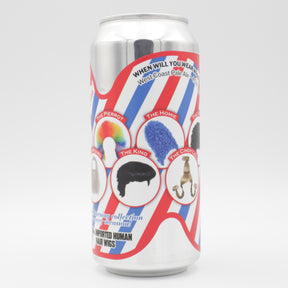 This is a can of Sureshot - When Will You Wear Wigs? - 4.5% (440ml). It is a Pale Ale craft beer available to buy from Ghost Whale, voted London's best craft beer shop.