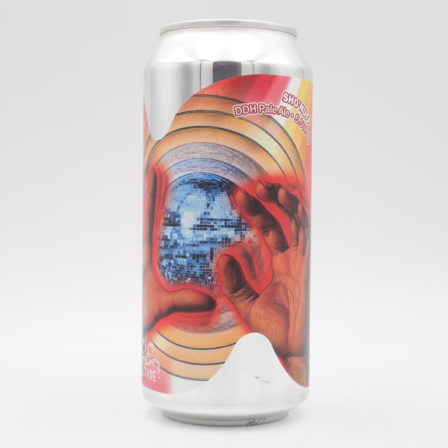 This is a can of Sureshot / Time & Tide - Sho'Nuff - 5.5% (440ml). It is a Pale Ale craft beer available to buy from Ghost Whale, voted London's best craft beer shop.