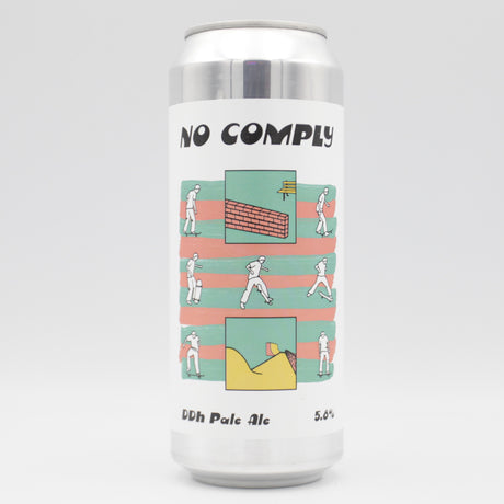 This is a can of Baron - No Comply - 5.8% (500ml). It is a Pale Ale craft beer available to buy from Ghost Whale, voted London's best craft beer shop.