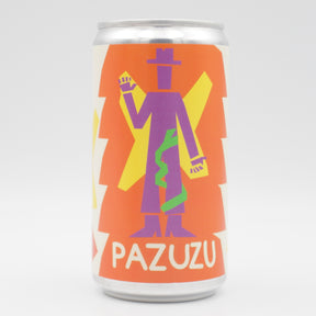 This is a can of Noita - Pazuzu - 12% (250ml). It is a Orange Wine craft wine available to buy from Ghost Whale, voted London's best craft beer shop.