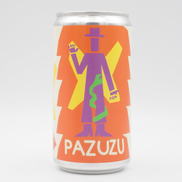 This is a can of Noita - Pazuzu - 12% (250ml). It is a Orange Wine craft wine available to buy from Ghost Whale, voted London's best craft beer shop.