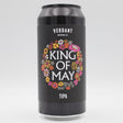 This is a can of Verdant - King Of May - 10% (440ml). It is a Triple IPA craft beer available to buy from Ghost Whale, voted London's best craft beer shop.