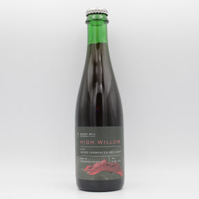 This is a bottle of Burnt Mill - High Willow - 6.4% (375ml). It is a Wild Ale craft beer available to buy from Ghost Whale, voted London's best craft beer shop.