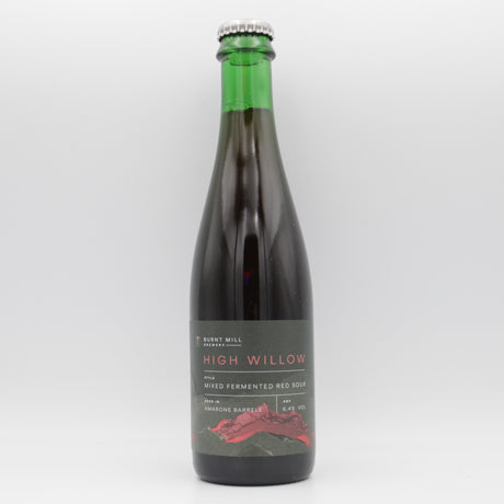 This is a bottle of Burnt Mill - High Willow - 6.4% (375ml). It is a Wild Ale craft beer available to buy from Ghost Whale, voted London's best craft beer shop.