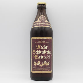 This is a bottle of Schlenkerla - Weichsel Rotbier - 4.6% (500ml). It is a Lager / Pilsner / Kölsch craft beer available to buy from Ghost Whale, voted London's best craft beer shop.