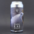 This is a can of Azvex - Seagull King - 8% (440ml). It is a Double IPA craft beer available to buy from Ghost Whale, voted London's best craft beer shop.