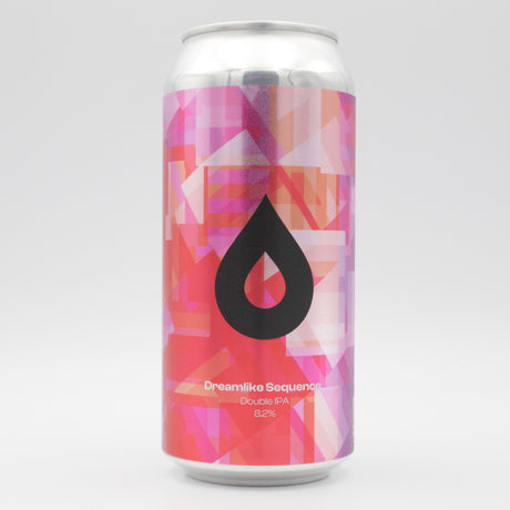 This is a can of Polly's Brew Co - Dreamlike Sequence - 8.2% (440ml). It is a Double IPA craft beer available to buy from Ghost Whale, voted London's best craft beer shop.