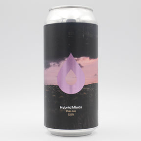 This is a can of Polly's Brew Co - Hybrid Minds - 5.8% (440ml). It is a Pale Ale craft beer available to buy from Ghost Whale, voted London's best craft beer shop.