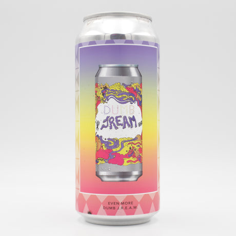This is a can of Evil Twin / Burley Oak - Even More Dumb J.R.E.A.M - 7.2% (473ml). It is a Sour craft beer available to buy from Ghost Whale, voted London's best craft beer shop.