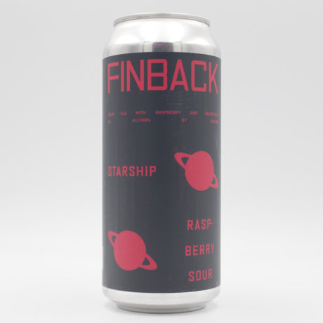 This is a can of Finback - Starship - 6% (473ml). It is a Sour craft beer available to buy from Ghost Whale, voted London's best craft beer shop.
